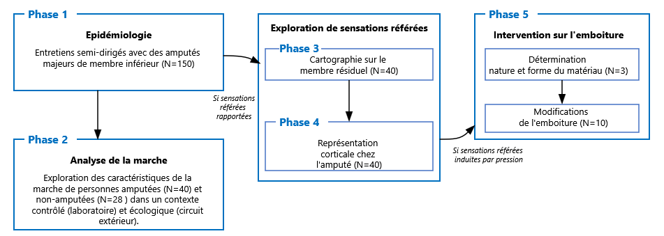 Schéma général de l'étude PhantomWalk
